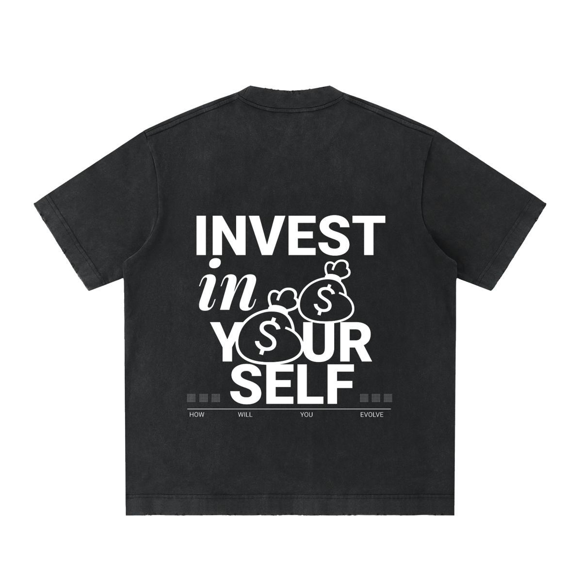 Heavyweight Vintage Washed Frayed T-Shirt