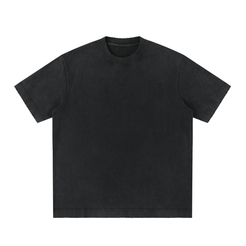 Heavyweight Vintage Washed Frayed T-Shirt